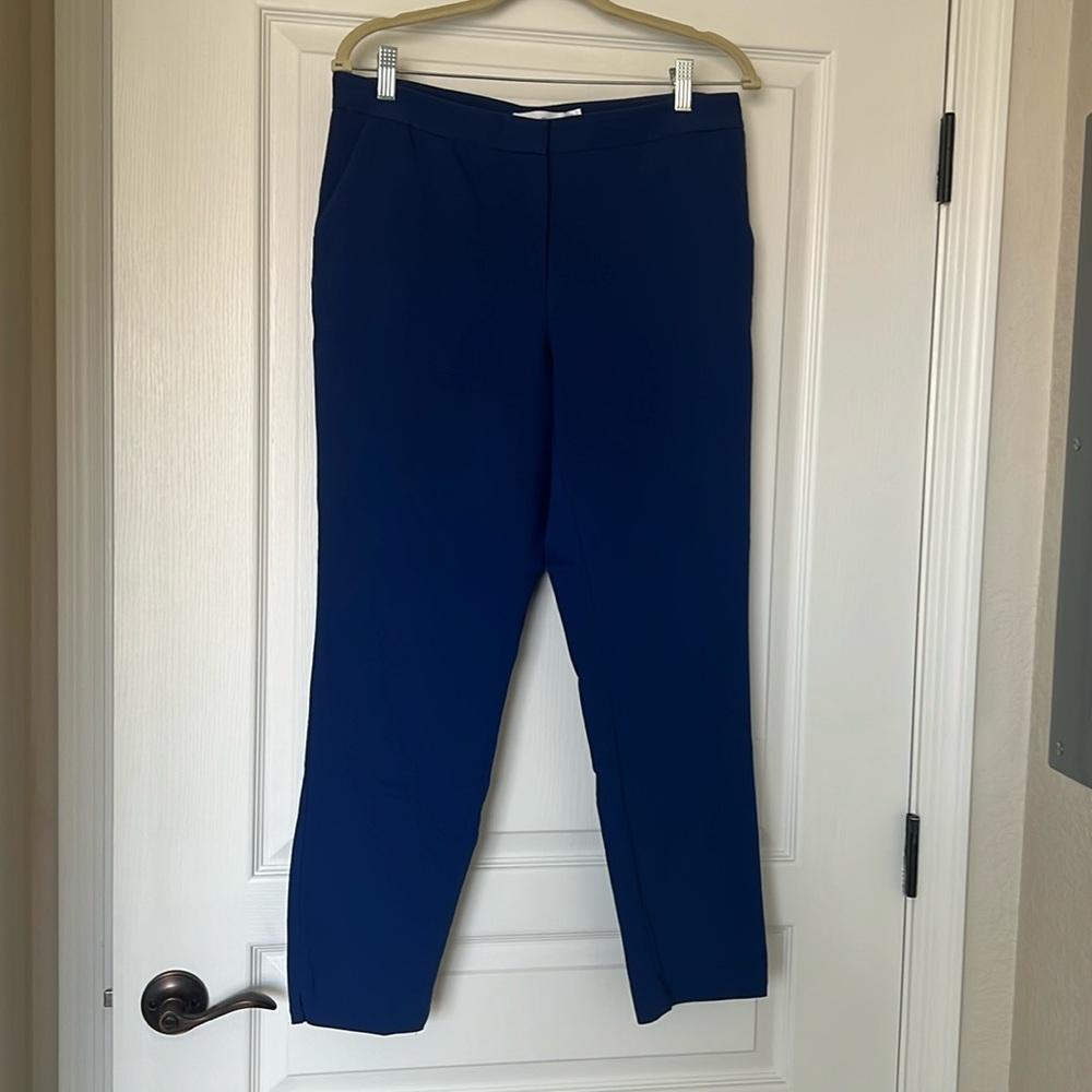 Blue slim pants